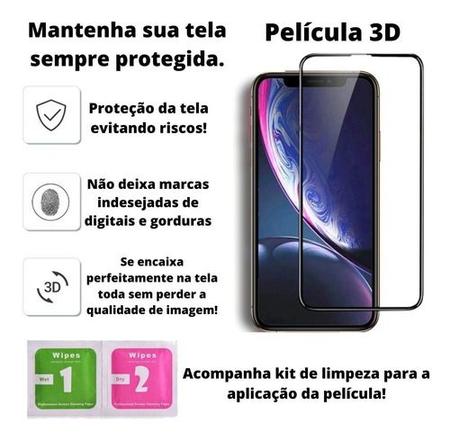 Imagem de PelÃcula De Vidro 3d P iPhone 78 Plus Xs Xr 11 Pro Max 12