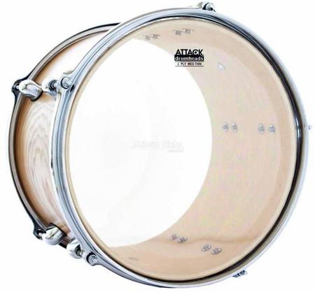 Imagem de Pele Attack Drumheads 2-Ply Thin Skin Clear 15 Filme Duplo Transparente Mais Fino DHTS2-15