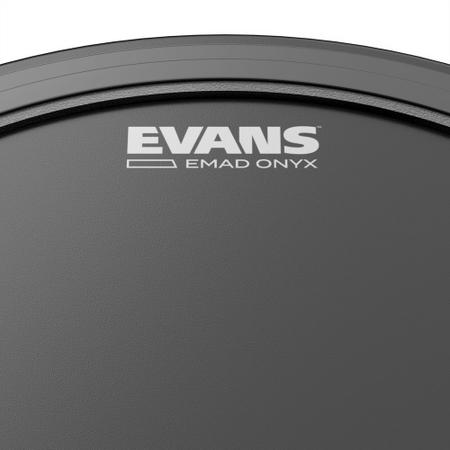 Pele Para Bumbo EMAD Onyx 20'' Evans BD20EMADONX Imagem de Pele Para Bumbo EMAD Onyx 20'' Evans BD20EMADONX