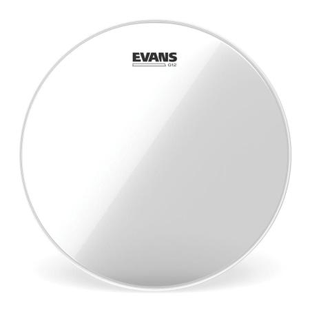 Pele Para Caixa E Tom G12 Transparente 16'' Evans TT16G12 Imagem de Pele Para Caixa E Tom G12 Transparente 16'' Evans TT16G12