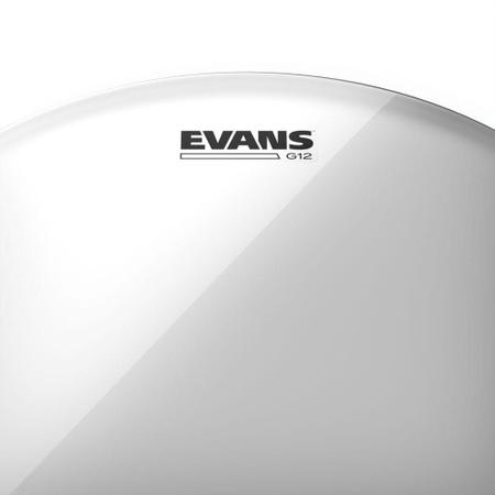 Pele Para Caixa E Tom G12 Transparente 16'' Evans TT16G12 Imagem de Pele Para Caixa E Tom G12 Transparente 16'' Evans TT16G12