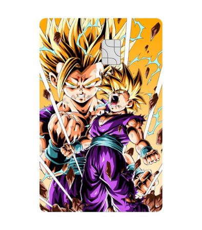 Película Adesiva Geek Cartão de Crédito e Débito Goku Super