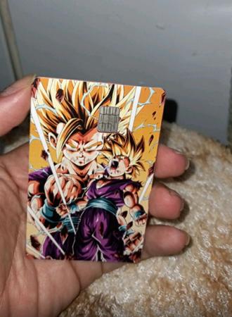 Película Adesiva Geek Cartão de Crédito e Débito Goku Super