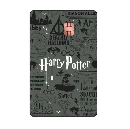 Imagem de Película Adesiva Para Cartão De Crédito Harry Potter Símbolos