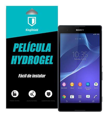 Imagem de Película Compatível Xperia T2 Ultra Kingshield Hydrogel Cobertura Total - Privacidade Fosca