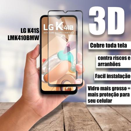 Imagem de Película De Vidro 3d LG K41S K410BMW 6.5 Preta Cobre A 100% - Cell In Power25
