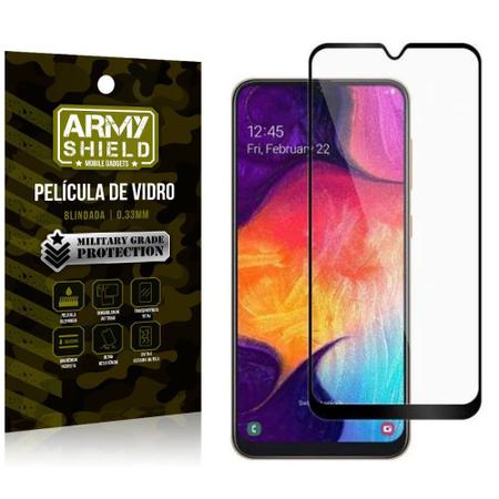 Imagem de Película de Vidro 3D Samsung A10 + Capinha Anti Impacto - Armyshield