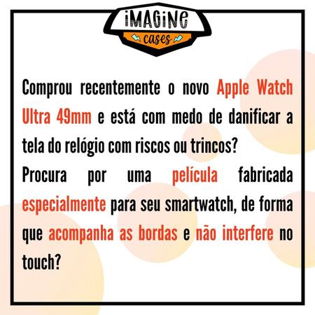 Película Protetora De Vidro Para Apple Watch 49mm Ultra Novo - STAR CAPAS E  ACESSÓRIOS - Película para Smartwatch - Magazine Luiza