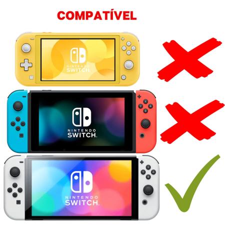 Imagem de Pelicula De Vidro Compatível com Nintendo Switch + Kit 4 Grips Zelda