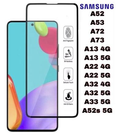 Imagem de Película de Vidro Frontal 3D Tela Inteira Samsung Galaxy A13/A22/A32/A32/A33/A52/A52s/A72/A53/A73