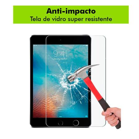 Imagem de Pelicula de Vidro Ipad Air 3 A2152 A2153 A2154 A2123 Tela 10.5 Encaixe Perfeito Protege Anti Queda