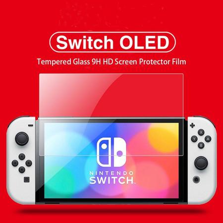 Película De Vidro Temperado 9h Para Nintendo Switch Oled