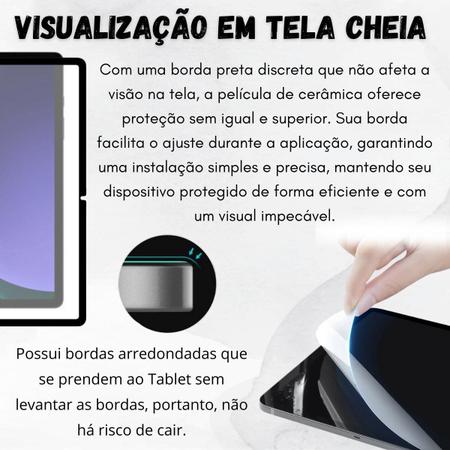 Imagem de Película Fosca Flexível Borda Para Tablet Samsung S7 Fe T870