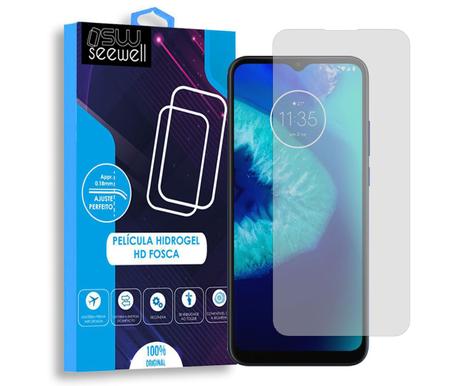Pelicula Hydrogel HD Fosca Moto G8 Power Lite Anti Impacto - Cobre toda a tela - SeeWell Imagem de Pelicula Hydrogel HD Fosca Moto G8 Power Lite Anti Impacto - Cobre toda a tela
