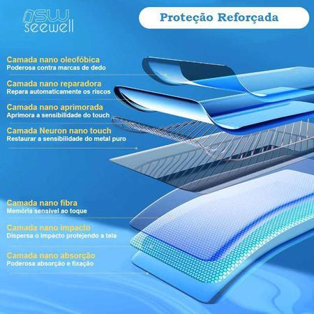 Pelicula Hydrogel HD Fosca Moto G8 Power Lite Anti Impacto - Cobre toda a tela - SeeWell Imagem de Pelicula Hydrogel HD Fosca Moto G8 Power Lite Anti Impacto - Cobre toda a tela