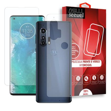 Pelicula Hydrogel HD Frente e Verso Motorola Edge Plus - 100% Transparente - SeeWell Imagem de Pelicula Hydrogel HD Frente e Verso Motorola Edge Plus - 100% Transparente