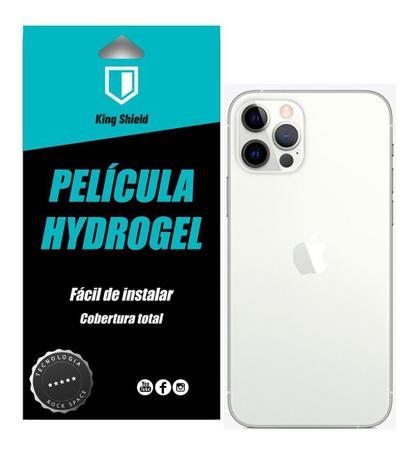 Imagem de Película iPhone 12 Pro Max (6.7) Kingshield Hydrogel Cobertura Total ( Tela + Verso + Câmera)