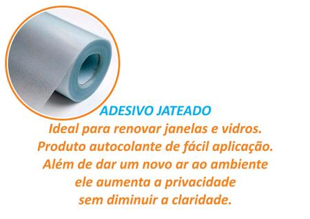 Imagem de Pelicula Jateada Anti Trombada Porta de Vidro Segurança Decoração Blindex 10cmx3m