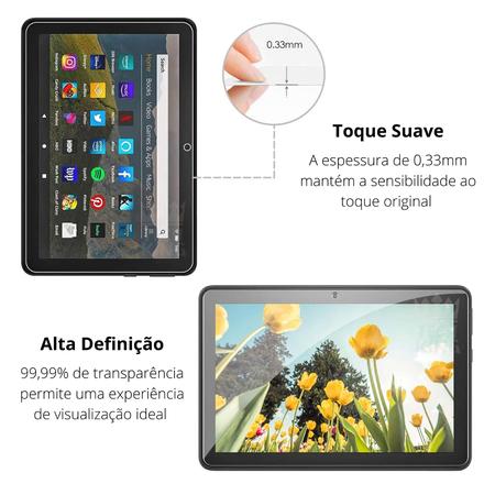 Imagem de Pelicula Proteção Contra Riscos Para Amazon Fire HD10 2021