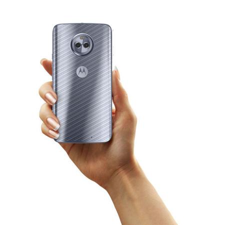 Imagem de Película Traseira de Fibra de Carbono Transparente para Motorola Moto X4 - Gshield