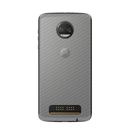 Imagem de Película Traseira de Fibra de Carbono Transparente para Motorola Moto Z2 Force - Gshield