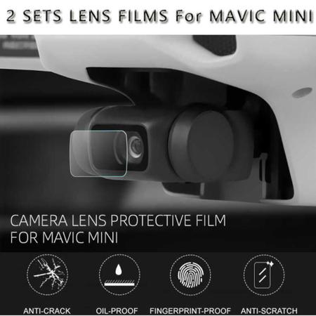 Imagem de Películas Vidro  Proteção De Lente Drone Mavic Mini 2 peças