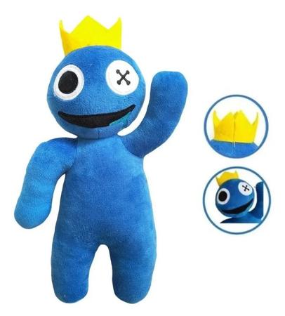 Boneco Pelúcia Blue Rainbow Friends Jogo Azul Monstro Babão