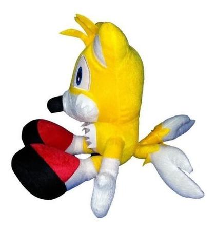 Boneco De Pelúcia Tails Filme Sonic Brinquedo Fofo