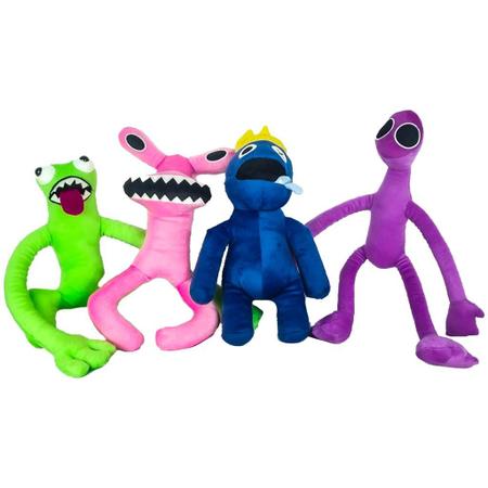 Kit Pelúcia Rainbow Friends Roblox Boneco Roxo Purple e Pink no Shoptime