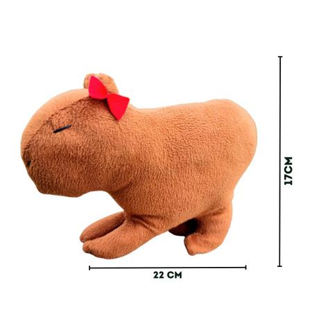 Bicho de Pelúcia Antialérgico - Capivara Roi Roi P 27cm - Ioiô de