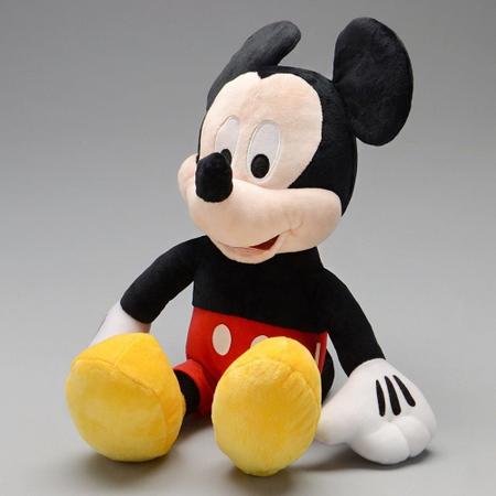 Imagem de Pelúcia Casal Mickey Mouse e Minnie de 45cm com falas em Português Premium