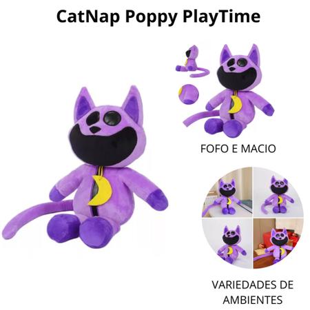 Imagem de Pelúcia Catnap Gato Do Mal Poppy Playtime Cap 3 Monstro Novo Chega Rápido