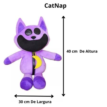 Imagem de Pelúcia Catnap Gato Do Mal Poppy Playtime Cap 3 Monstro Novo Chega Rápido