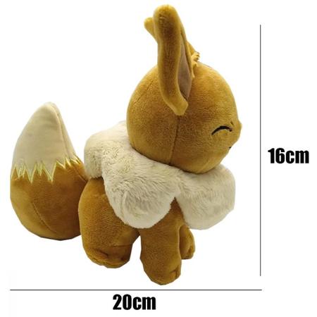 Pelúcia Básica - 20 cm - Eevee Marrom - Sunny