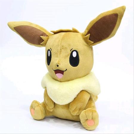 Eevee Pokemon Pelucia Etiqueta Pokémon Center Boneco Pelúcia