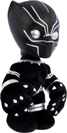 Imagem de Pelúcia Interativa 30Cm Pantera Negra Com luz e som - Disney Marvel - Vingadores - Avengers - Mattel - HKN38