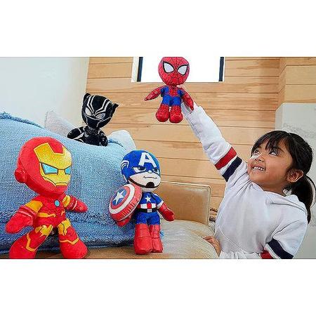 Imagem de Pelúcia Marvel Homem Aranha 24CM - Vingadores - Disney - Mattel - GYT40