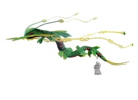 Pelúcia Shiny Mega Rayquaza Pokemon 83 cm