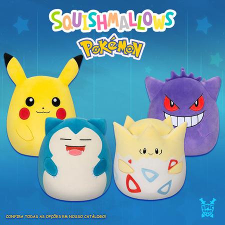 Pelucia - Pokémon - Pikachu - Squishmallows - Sunny