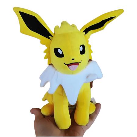 Pelucias Do Pokemon Eevee E Jolteon Evolução 20cm Sunny 3545