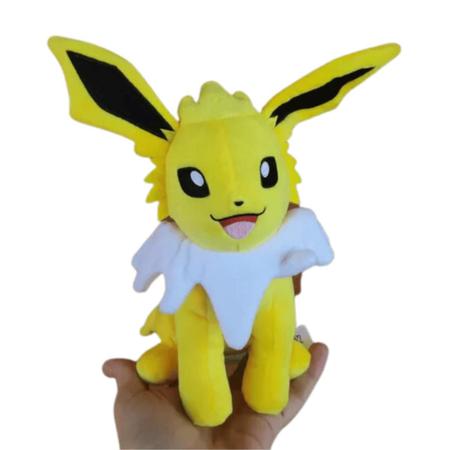 Pokemon Jolteon Evoluções Evolution Eevee Pelúcia 17cm - Carrefour