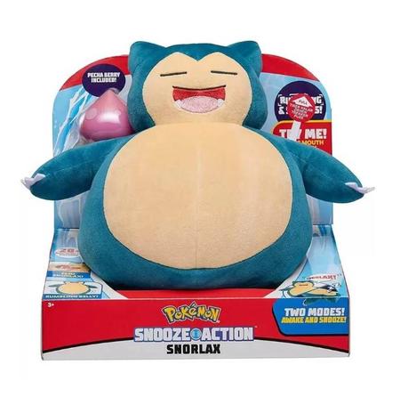 Imagem de Pelúcia Pokémon Snorlax Interativa Com Som - Sunny 