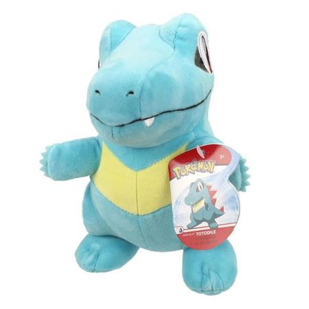 Boneco Pelúcia Pokémon Totodile - Sunny Brinquedos