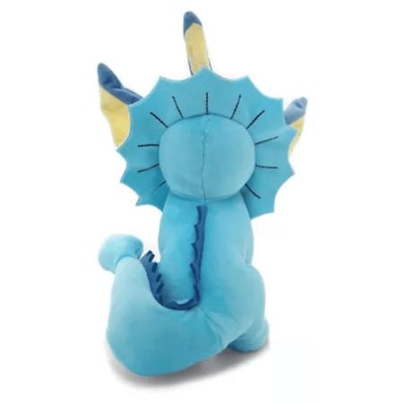 Pokemon Vaporeon Evoluções Evolution Eevee Pelúcia 20cm