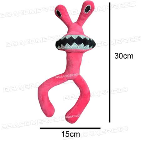 Pink boneco de pelúcia Rainbow friends Roblox