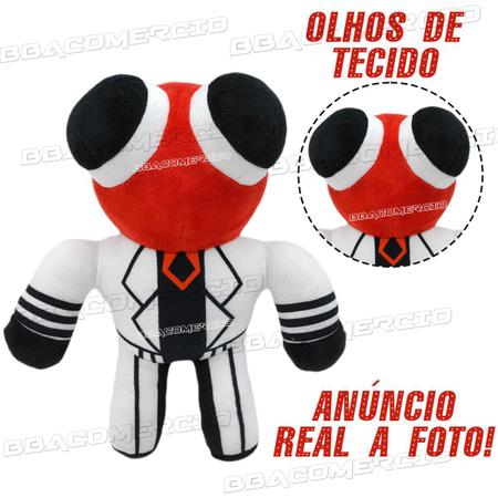 Pelúcia Rainbow Friends Roblox Boneco Red Vermelho 25cm