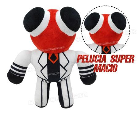 Boneco Pelúcia Red Friend Rainbow Friends Amigo Vermelho