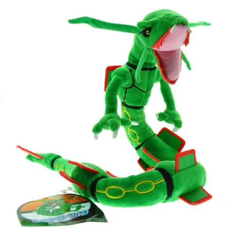 Pelúcia Shiny Mega Rayquaza Pokemon 83cm Antialérgico - Pokemon