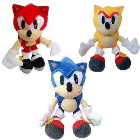 Sonic - Personagens de Pelúcia