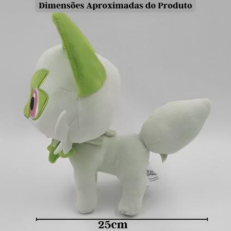 Pokemon - Pelúcia De 20cm Do Sprigatito - 9ª Geração